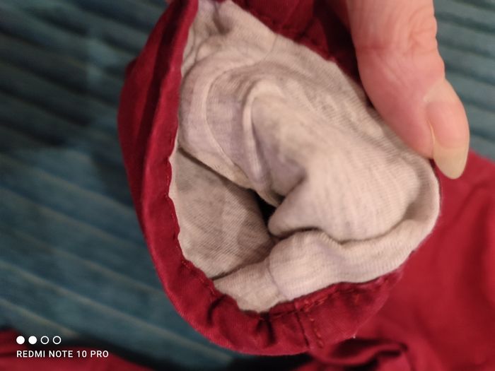 Pantalon fille rouge 6 mois - photo numéro 4