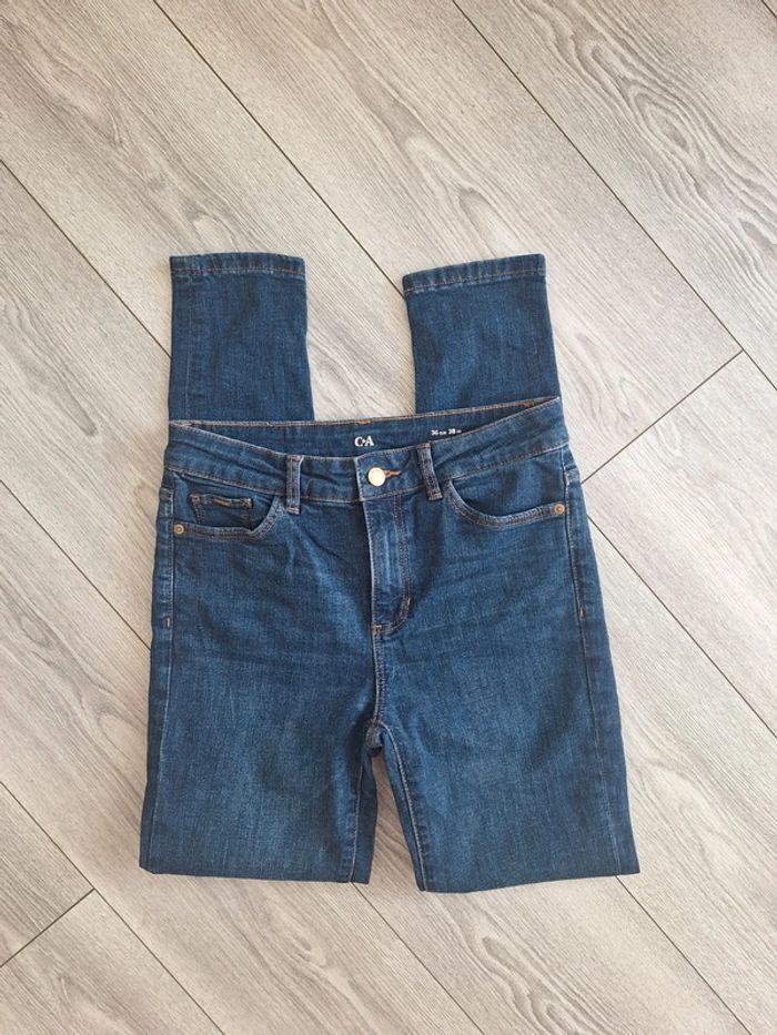 Pantalon en jean taille 36/38 C&A - photo numéro 8