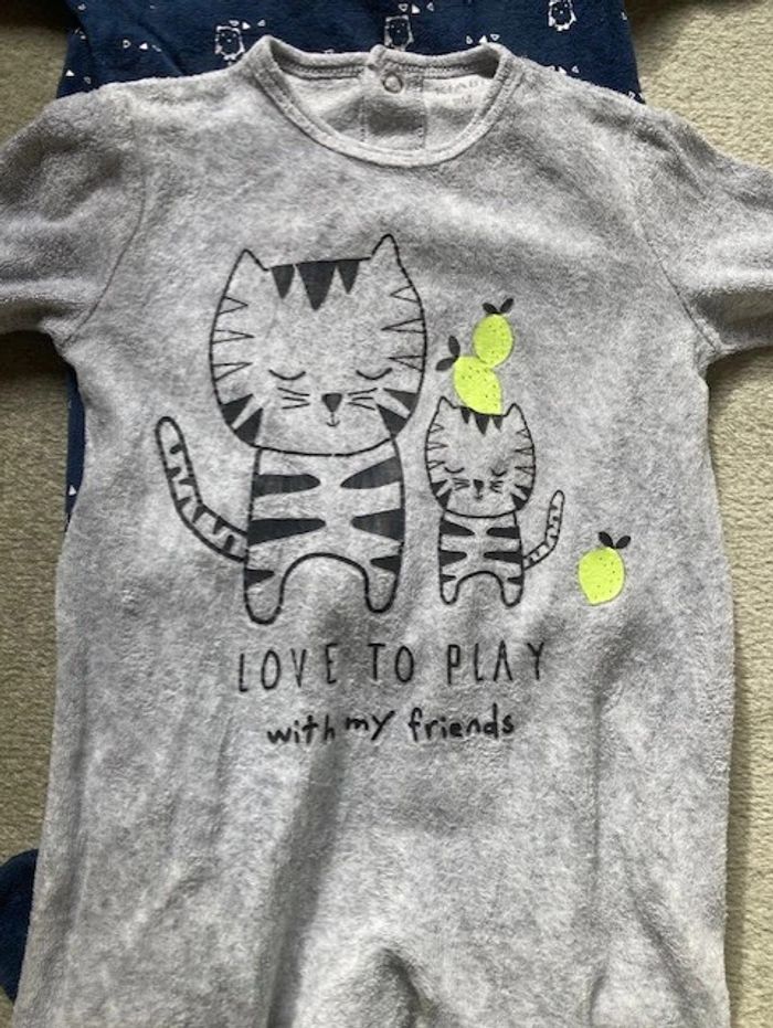 Lot de 3 Grenouillères 9 mois - photo numéro 3