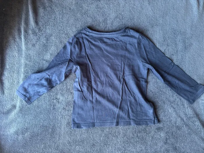 T-shirt bleu marine Kiabi 3 ans - photo numéro 2