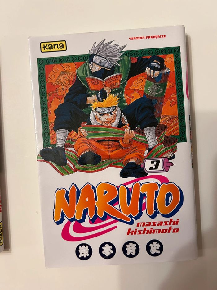 Lot 3 livres mangas naruto - photo numéro 5