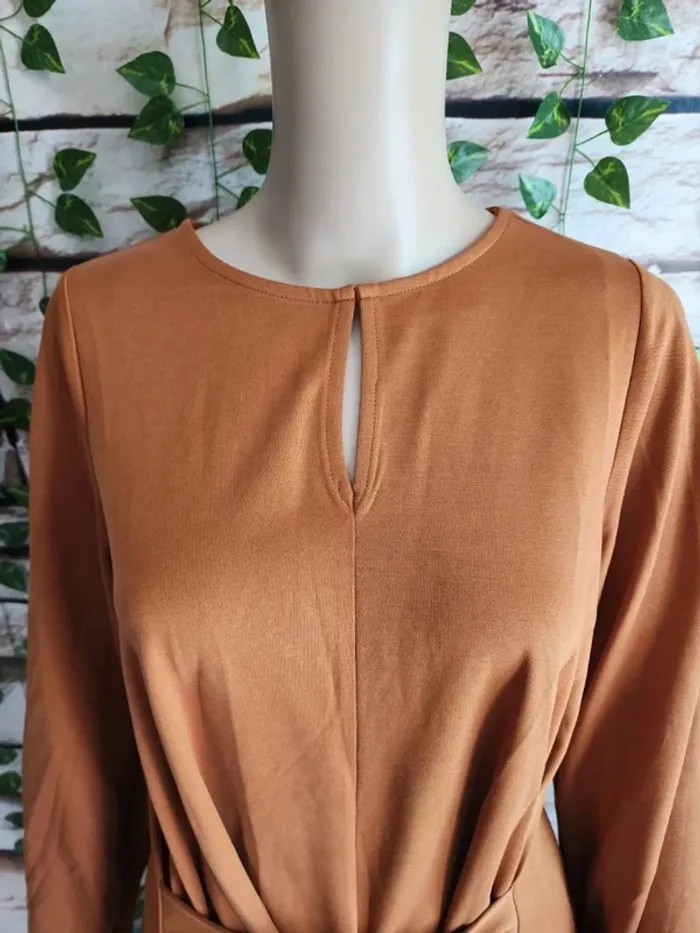 🌸Blouse fluide Camel Peppercorn Neuve Taille 36🌸 - photo numéro 2