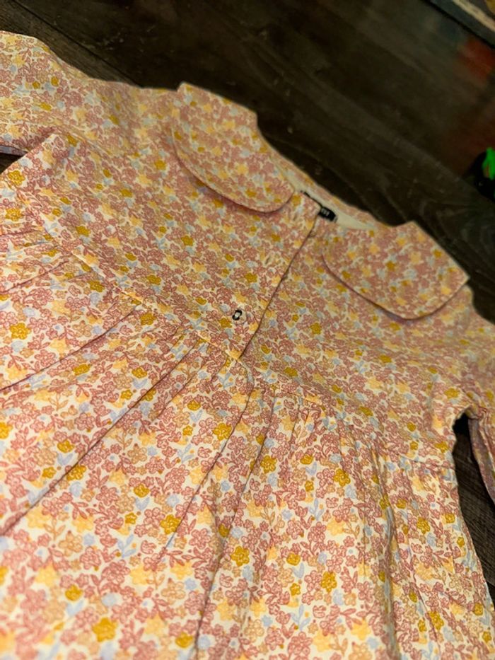 Robe col Claudine floral