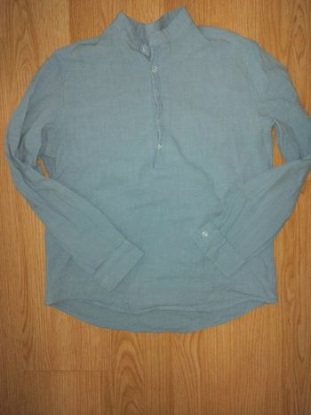 Chemise tunique mixte bleu ciel taille M