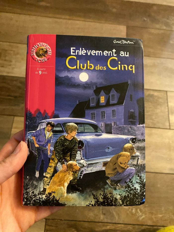 Livre bibliothèque rose Enlèvement au Club des Cinq