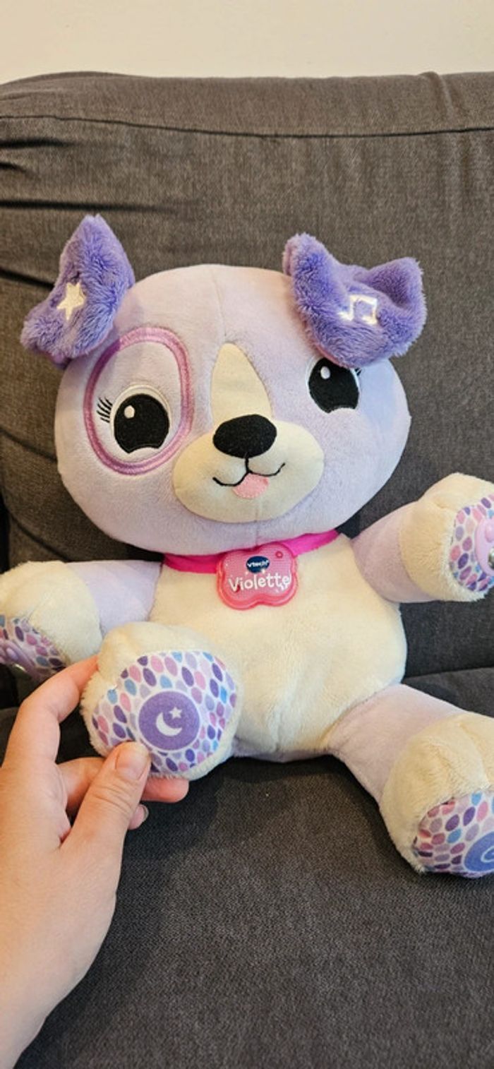 Peluche sonore Violette Vtech - photo numéro 2