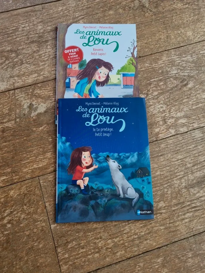 Lot de 4 livres j apprends a lire+ les animaux de lou - photo numéro 3