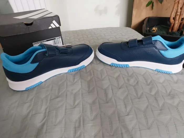 Basket bleu Adidas à scratch T40 - photo numéro 5
