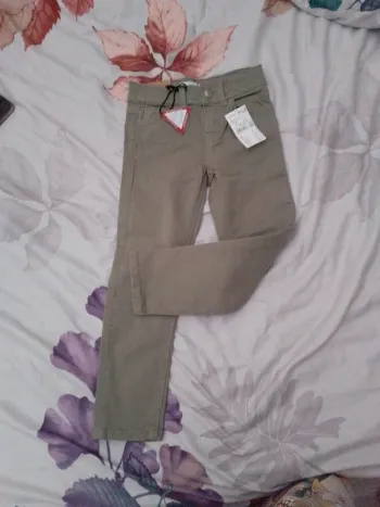 Jean kaki 6 ans réglable