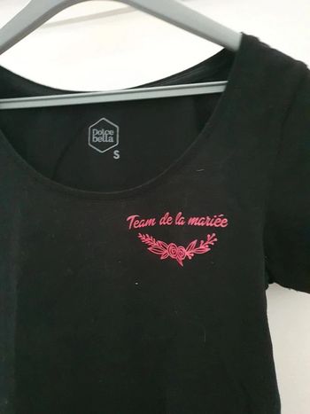 T-shirt "Team de la Mariée" - Taille S