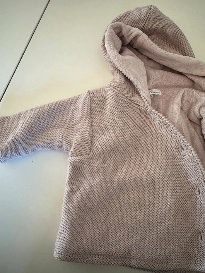Gilet rose poudré - photo numéro 4