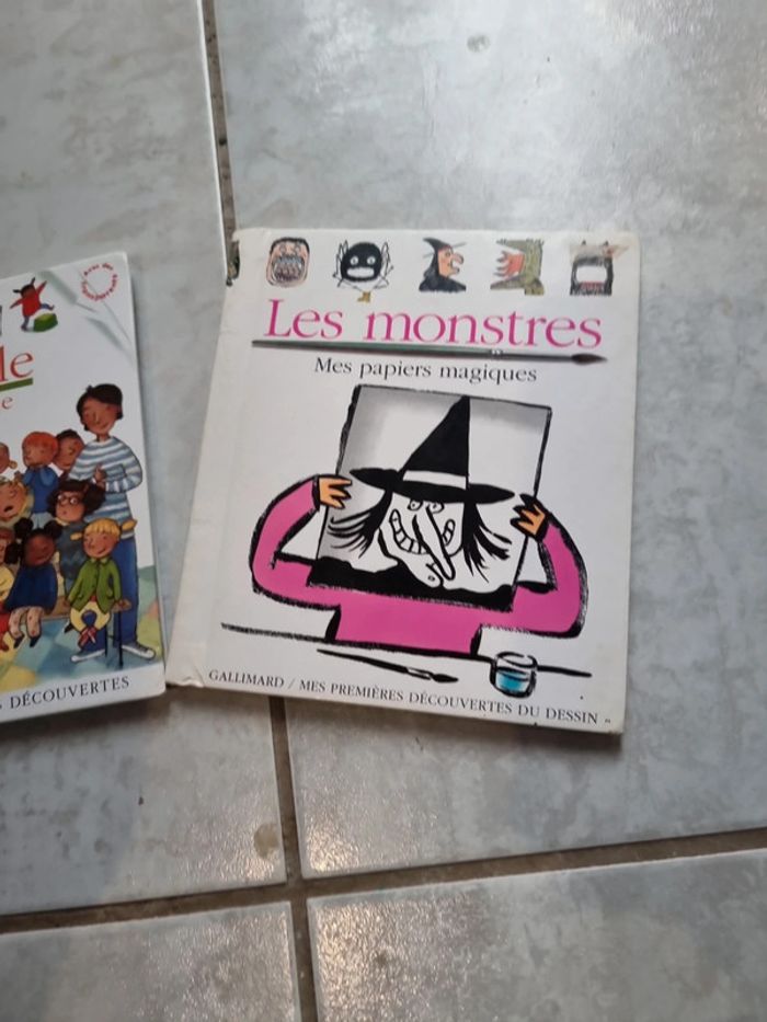Lot 2 livres les monstres et l école maternelle - photo numéro 2