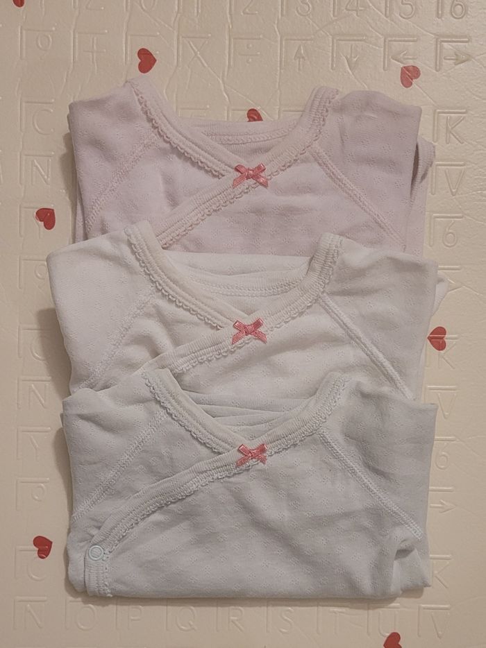 Lot 3 bodies Petit Bateau