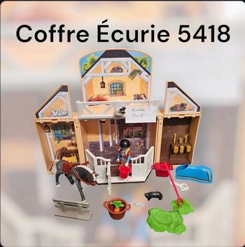 Playmobil coffre Écurie 5418