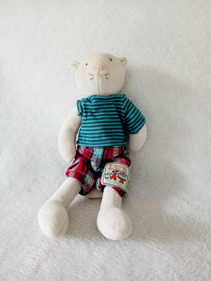 Doudou chat Moulin Roty La grande famille