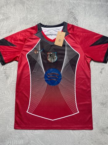 Maillot concept foot Barça rouge taille S