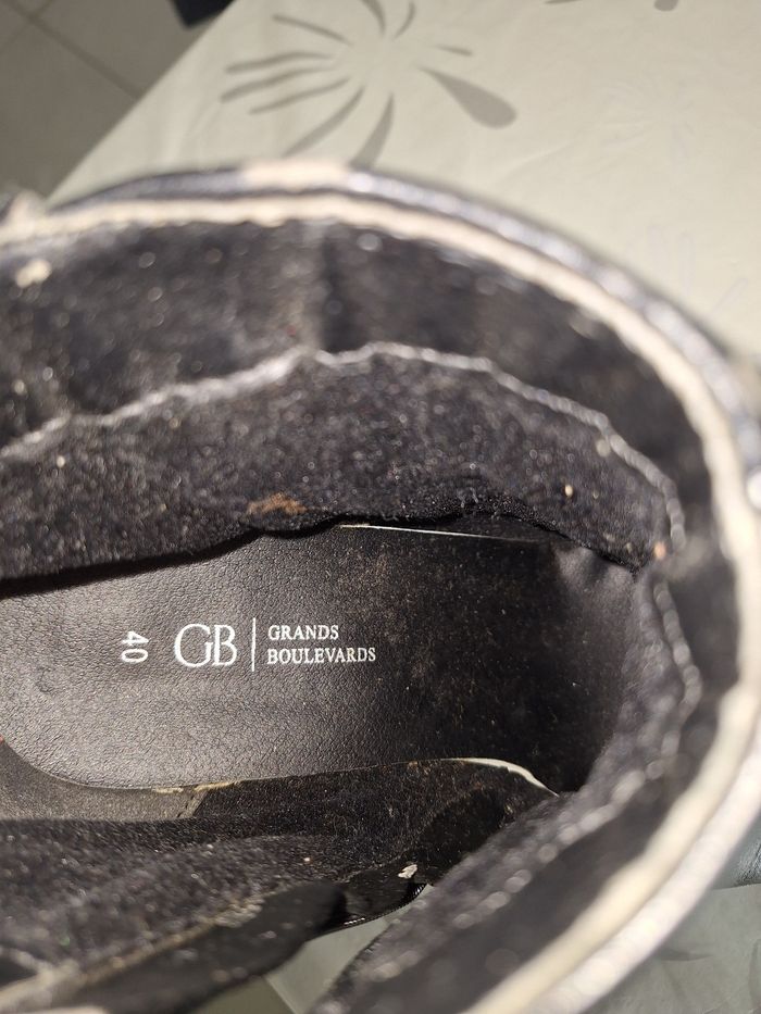 Bottines neuves pointure 40 Grands Boulevards. - photo numéro 4