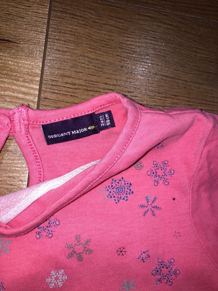 T shirt manche longue fille 🌺 sergent major taille 3 ans très bon état - photo numéro 3