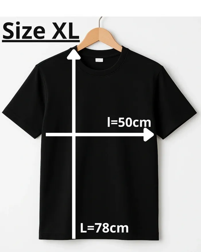 T shirt noir 100% coton taille XL - photo numéro 3