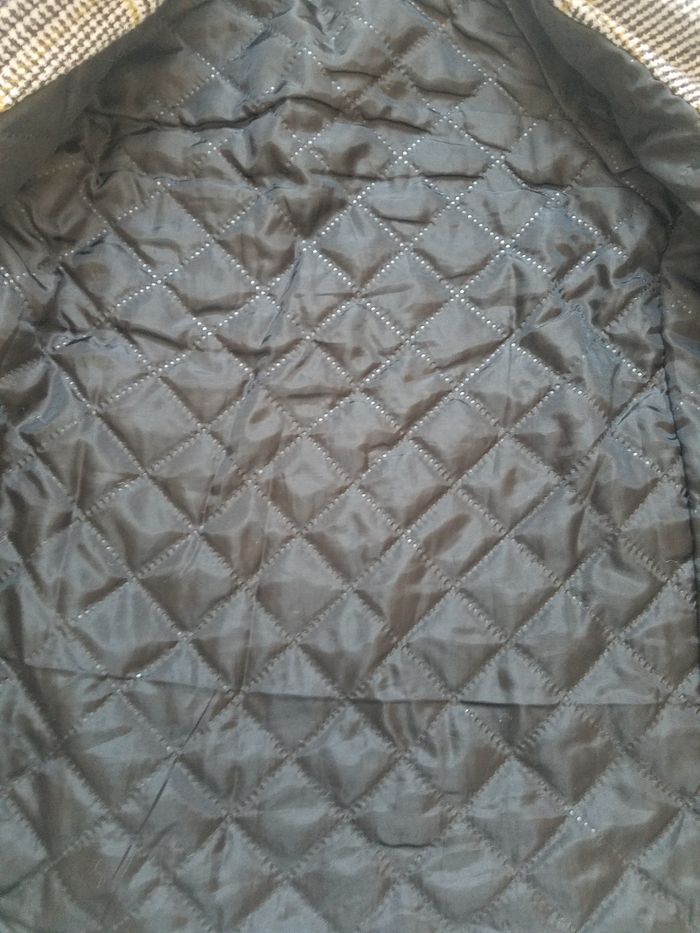 Manteau veste fille à carreaux 5/6 ans tbe - photo numéro 5