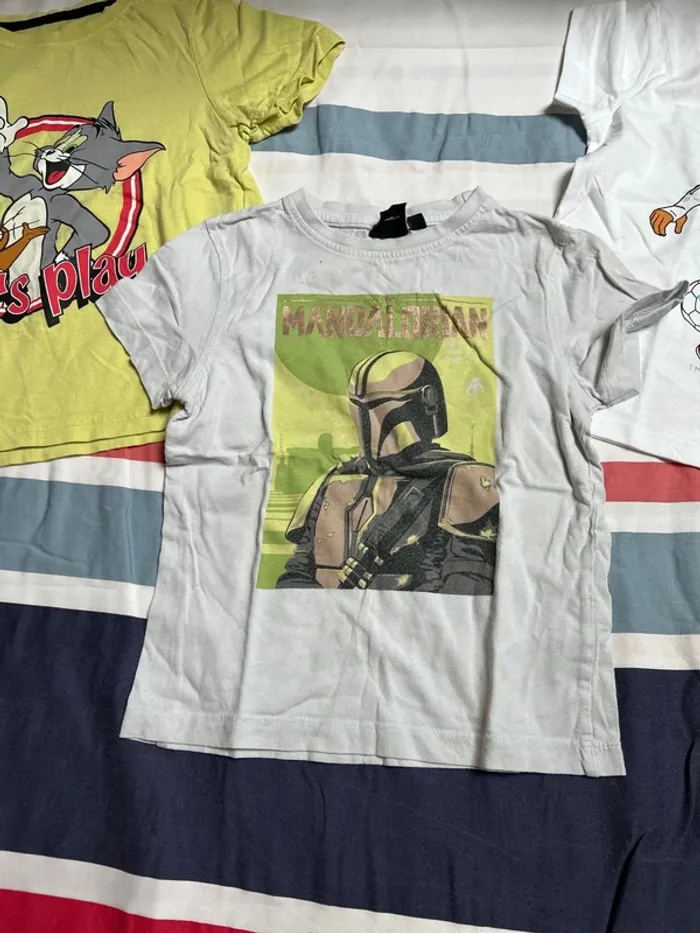 Lot de 7 t-shirts garçon - Taille 4 ans - photo numéro 6