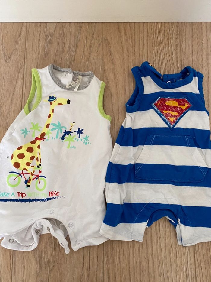 Lot de 4 combishorts naissance très bon etat - photo numéro 4
