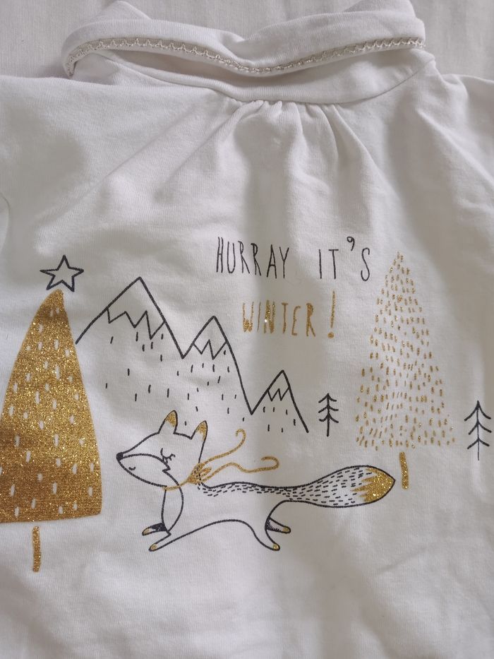 T shirt 6 mois col roulé - photo numéro 5