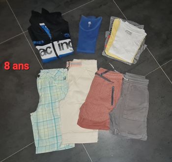 Lot vêtements 8 ans garçon