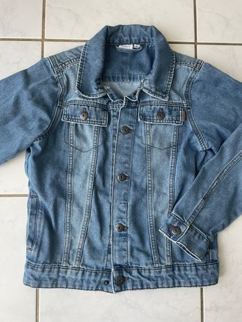 Veste en jean bleu clair garçon