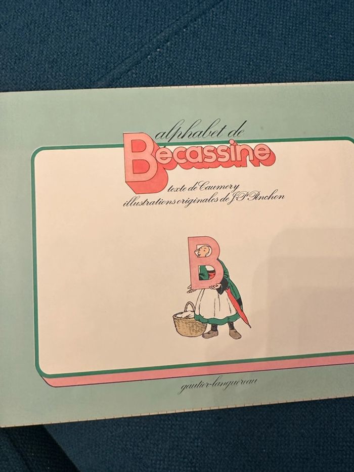 Livre ancien vintage cartonné Alphabet de Bécassine couverture âne Gautier Languereau - photo numéro 4