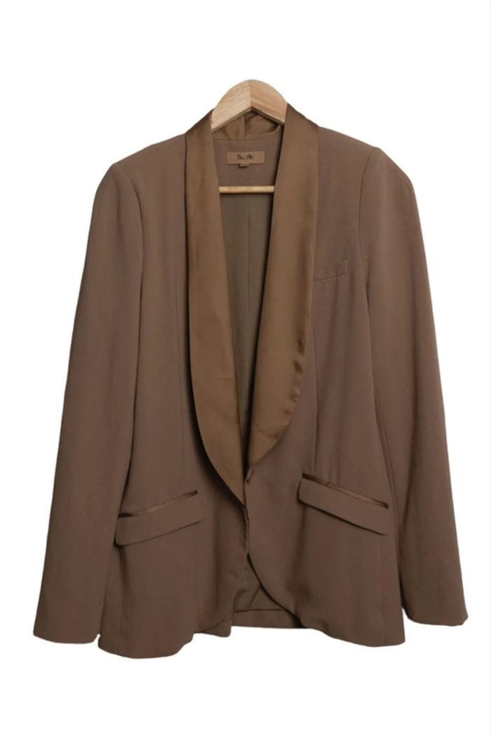 Blazer chic bi matière Bel Air – Taille S - photo numéro 2