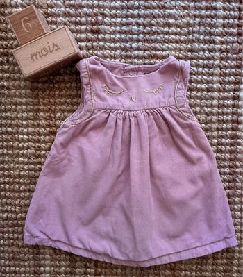 Robe velours côtelé Kiabi 6mois / 68cm