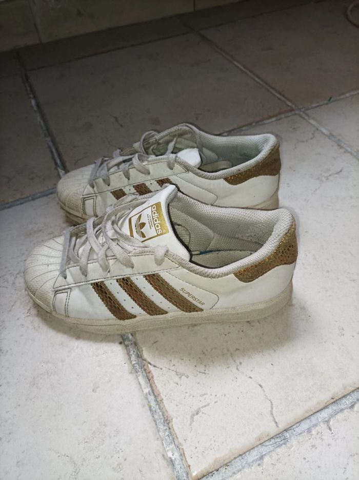 Baskets adidas blanche - photo numéro 3