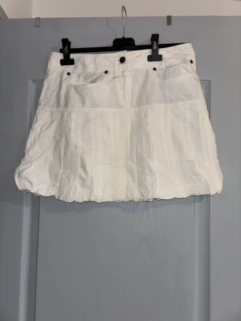 Jupe blanche taille M