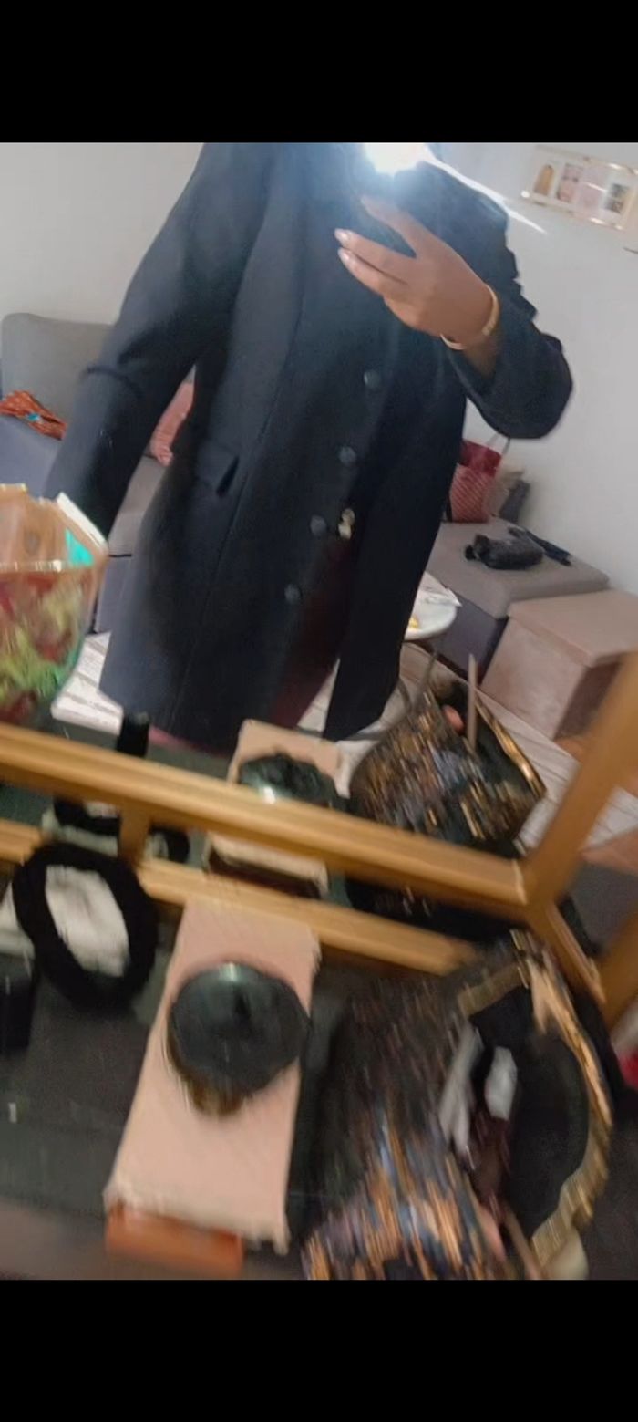 Manteau /Veste noire  Naf naf taille M - photo numéro 5