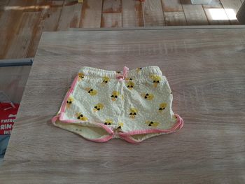 Short orchestra 18 mois jaune