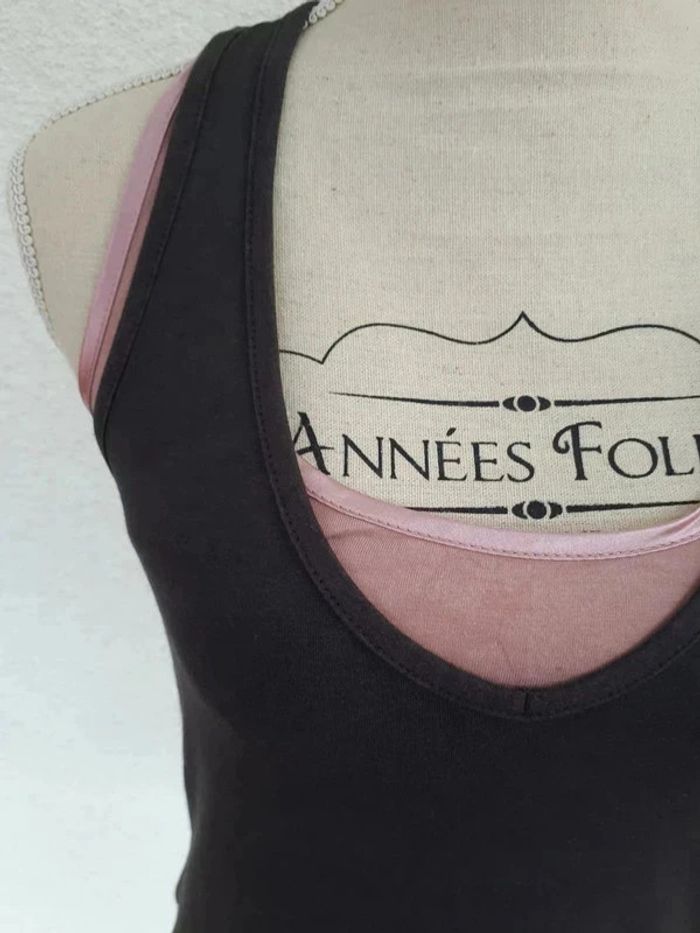 12 € Débardeur de sport gris / rose de la marque Domyos - photo numéro 3