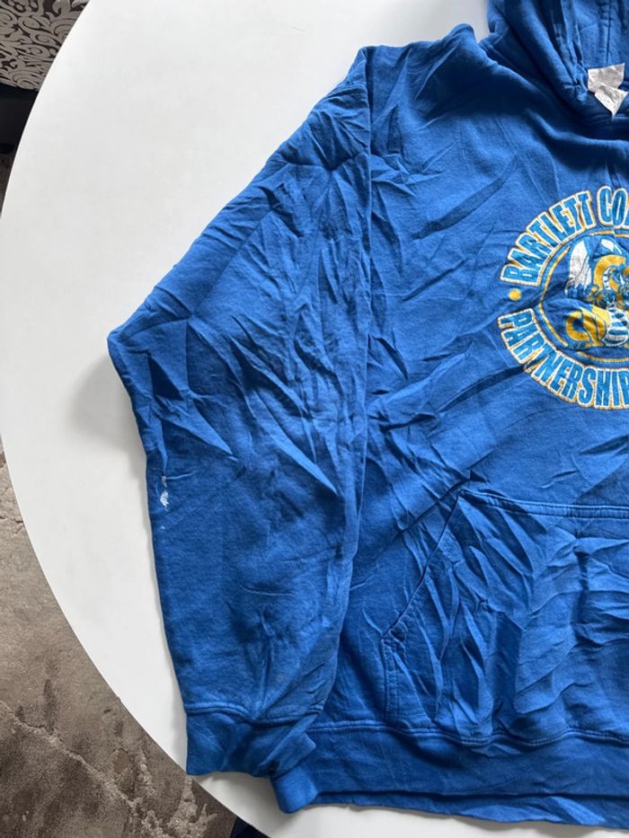 Sweat à capuche bleu Gildan Garrett Community Leadership – Taille L - photo numéro 2