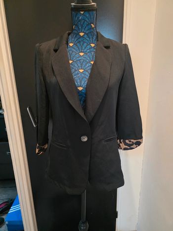 Blazer noir femme shein