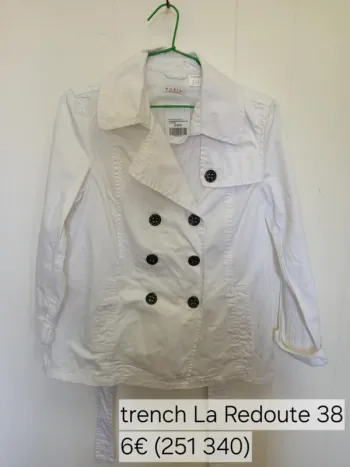 251340 trench femme 38