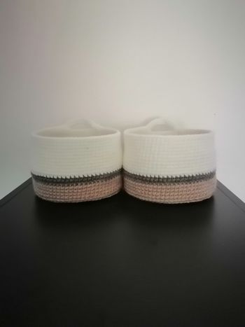 2 petits paniers rond