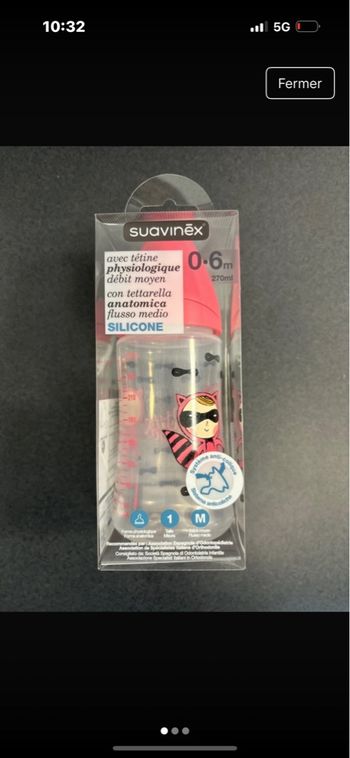 Biberon suavinex 