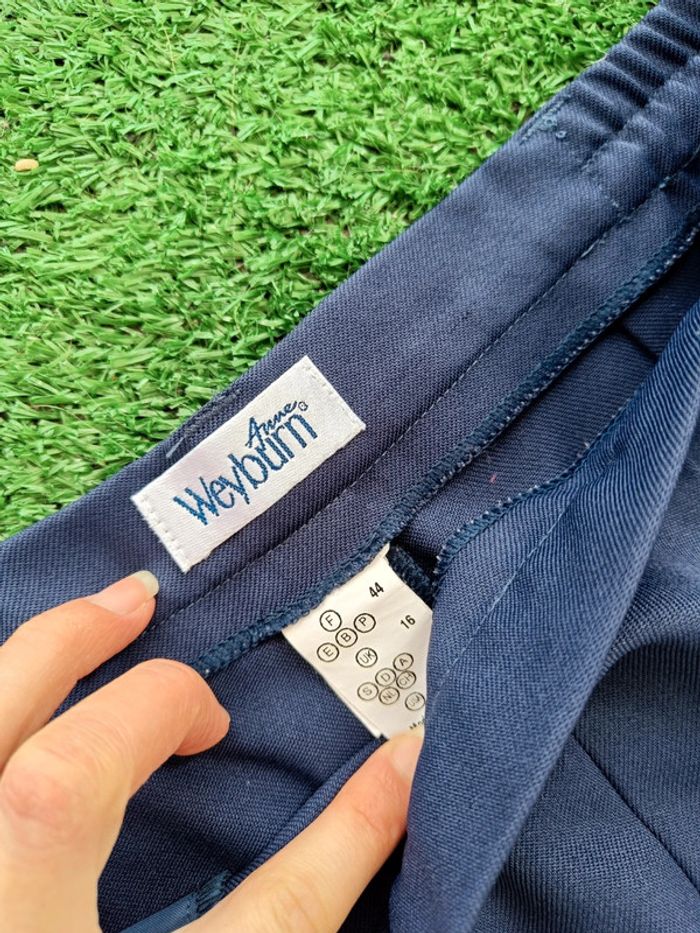 Pantalon costume bleu marine femme - photo numéro 2