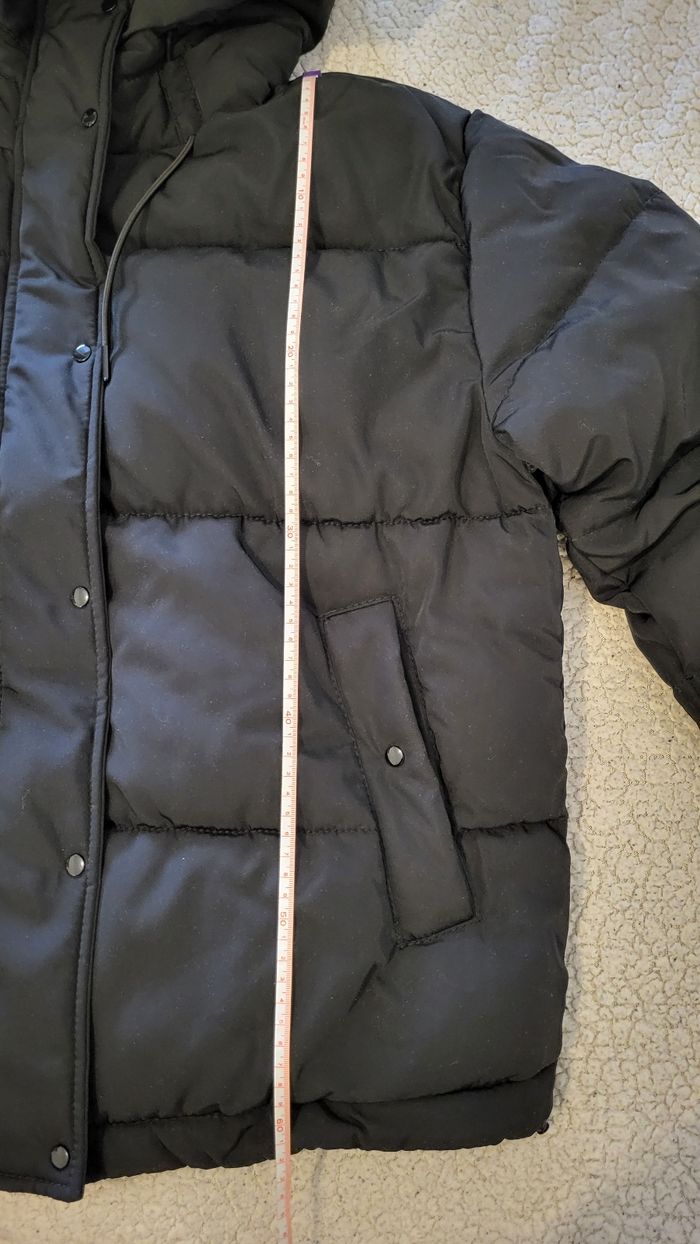 doudoune noir pull and bear - photo numéro 6