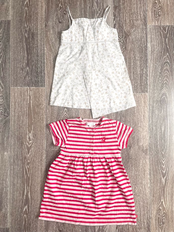 Lot de 2 robes en coton 4 ans