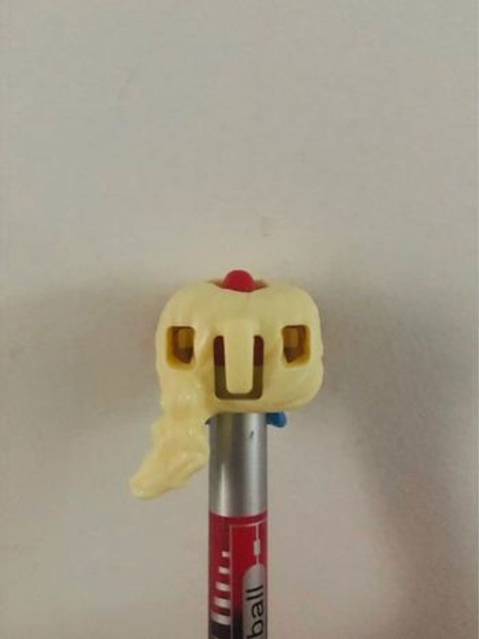 Petite tête de Luna lovegood kinder crayon harry potter