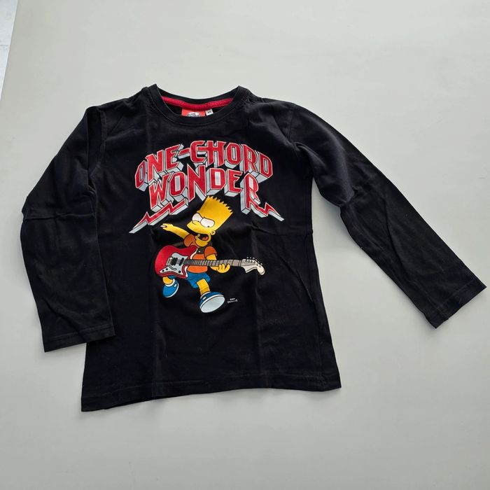 T-shirt manches longues- Simpson - 8 ans