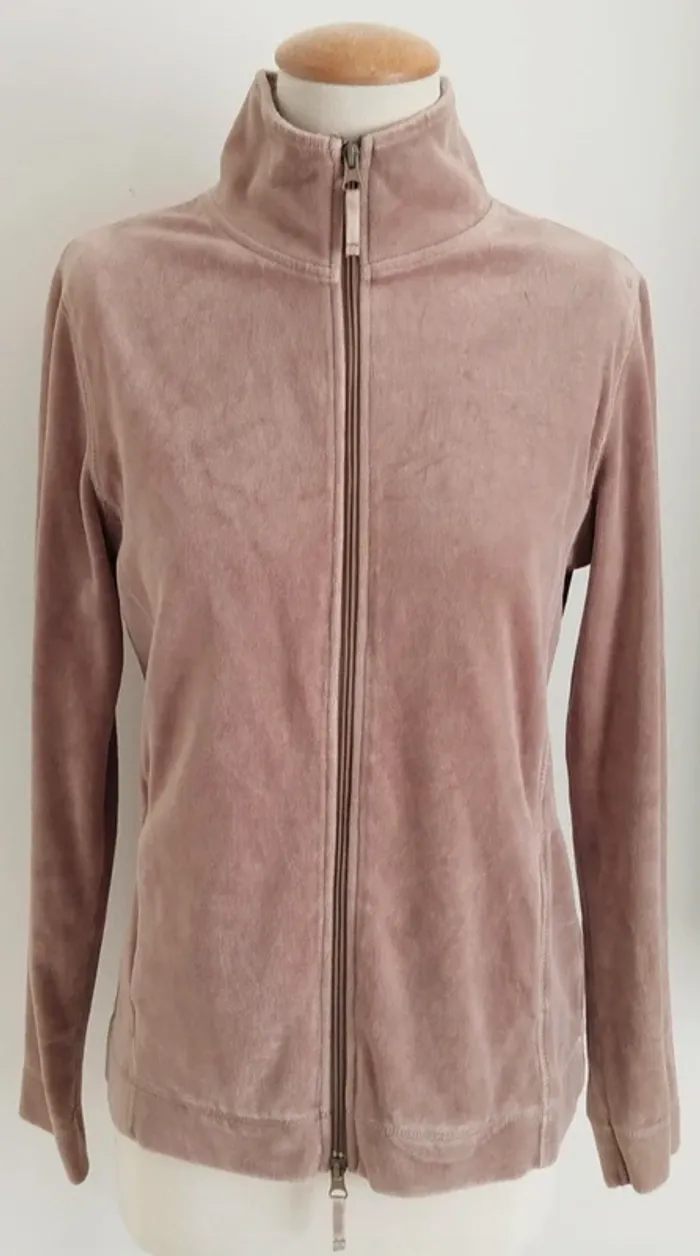 Gilet zippé marron clair P&C Peek taille 40 - photo numéro 2