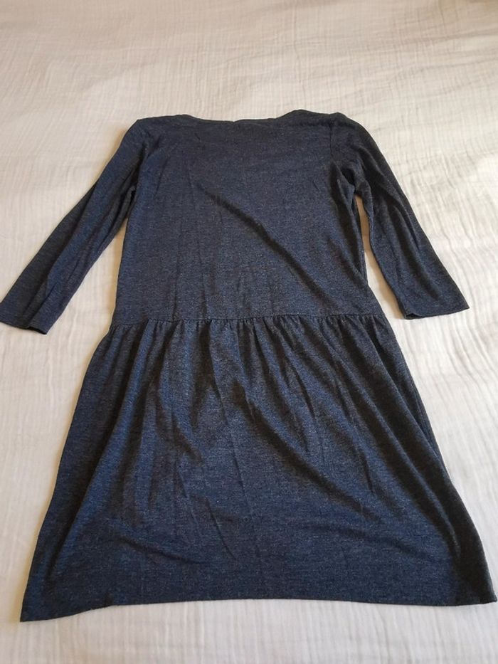 Robe bleue chiné - photo numéro 2