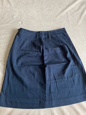 Jupe droite bleu marine avec poches – H&M – Taille XS
